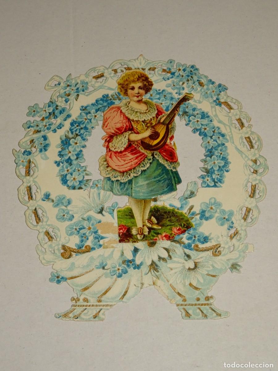 Sammeln alte gestanzte Sammelbilder: (MK) CROMO TROQUELADO ANTIGUO - 11,5X13CM, SE&Ntilde;ALES DE USO