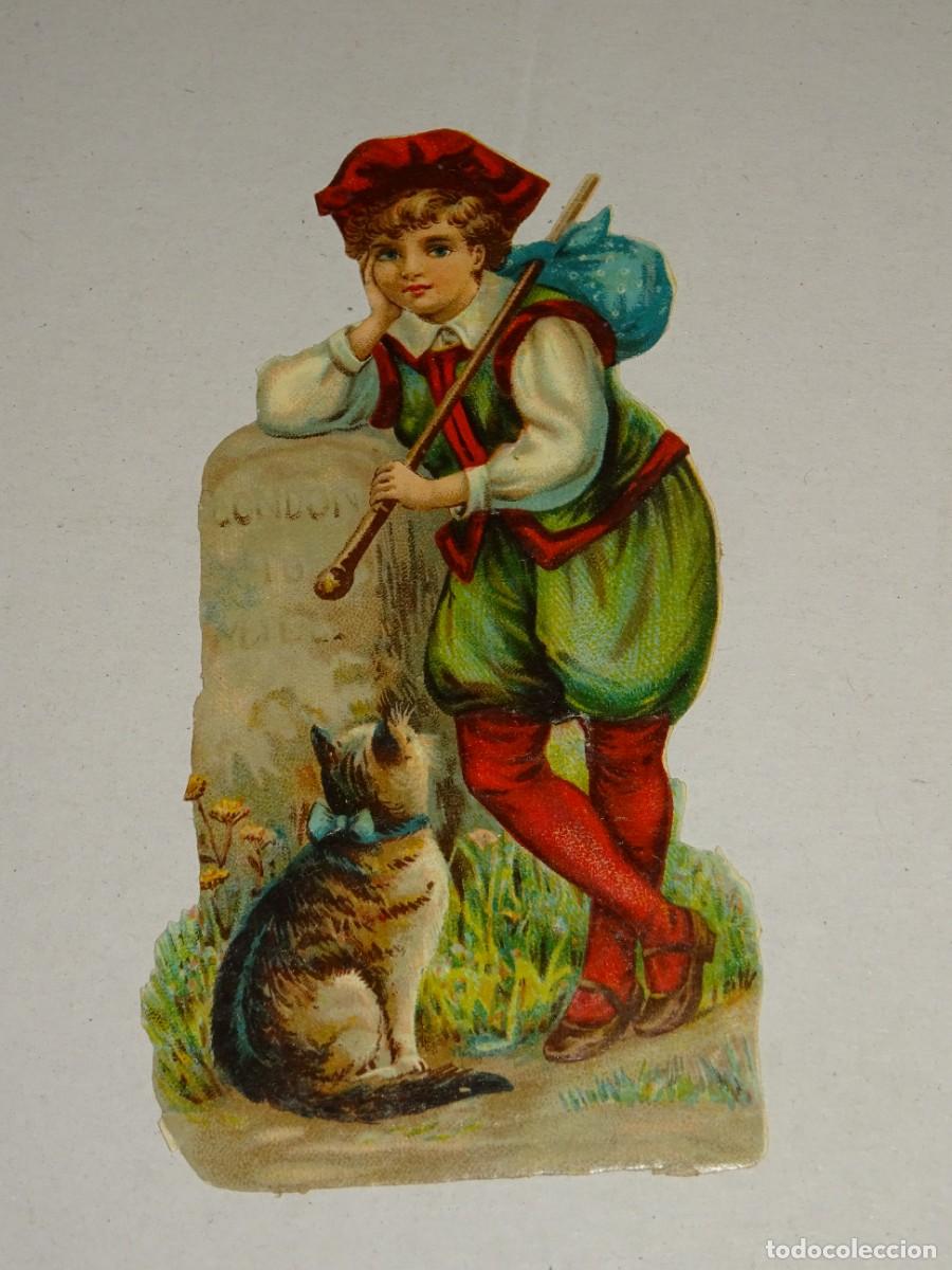 Sammeln alte gestanzte Sammelbilder: (MK) CROMO TROQUELADO ANTIGUO - 12X6CM, SE&Ntilde;ALES DE USO