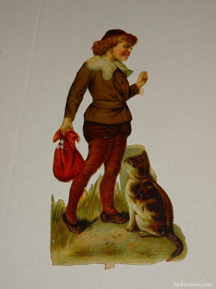 Sammeln alte gestanzte Sammelbilder: (MK) CROMO TROQUELADO ANTIGUO - 12X6CM, SE&Ntilde;ALES DE USO