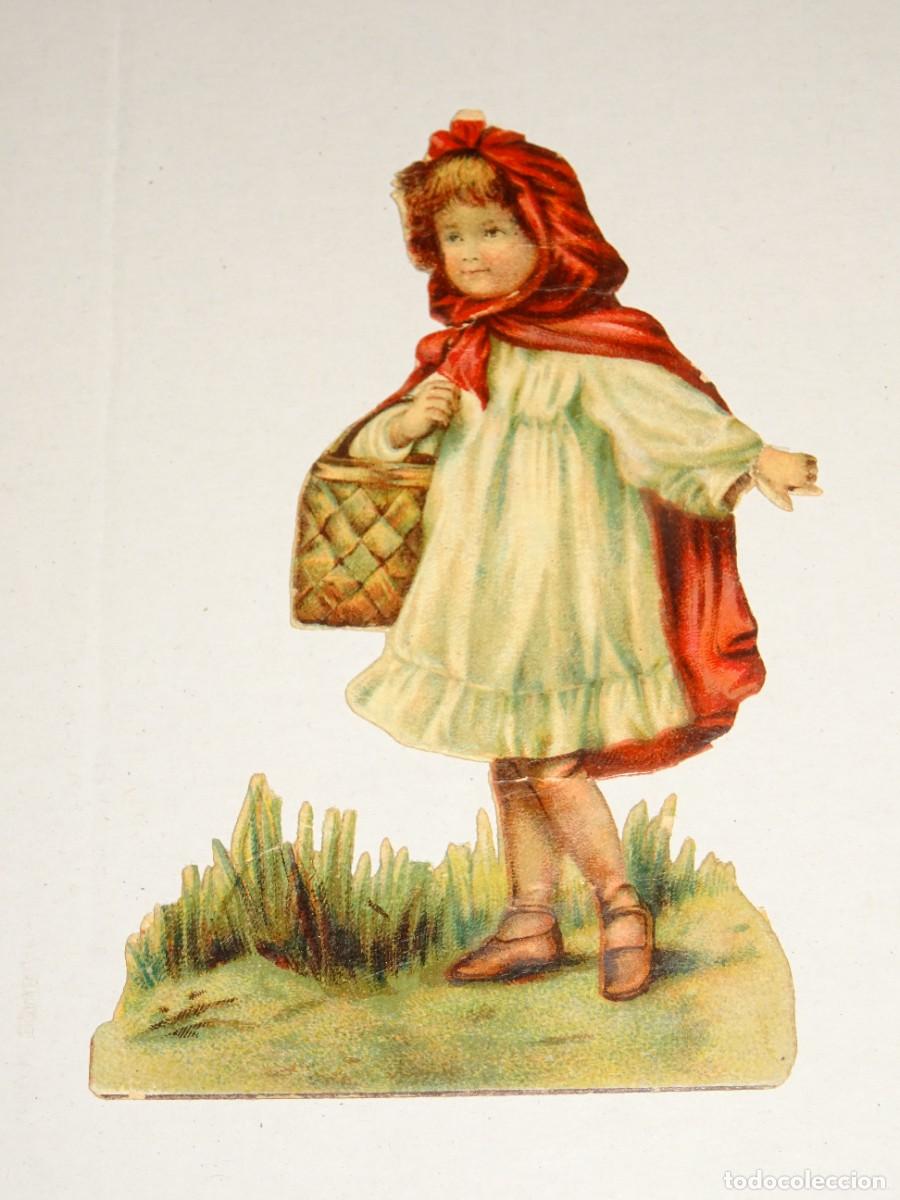Sammeln alte gestanzte Sammelbilder: (MK) CROMO TROQUELADO ANTIGUO - 12X6CM, SE&Ntilde;ALES DE USO