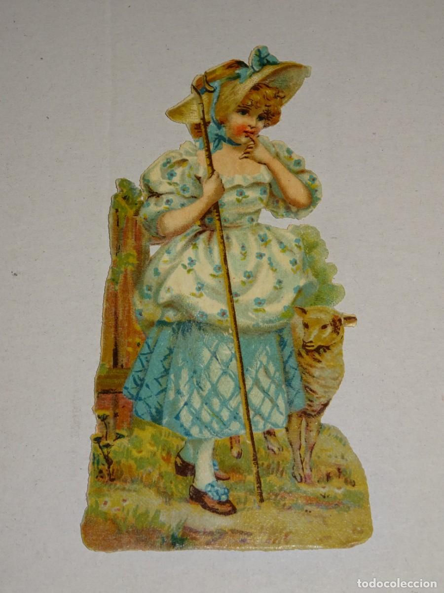 Sammeln alte gestanzte Sammelbilder: (MK) CROMO TROQUELADO ANTIGUO - 12X6CM, SE&Ntilde;ALES DE USO