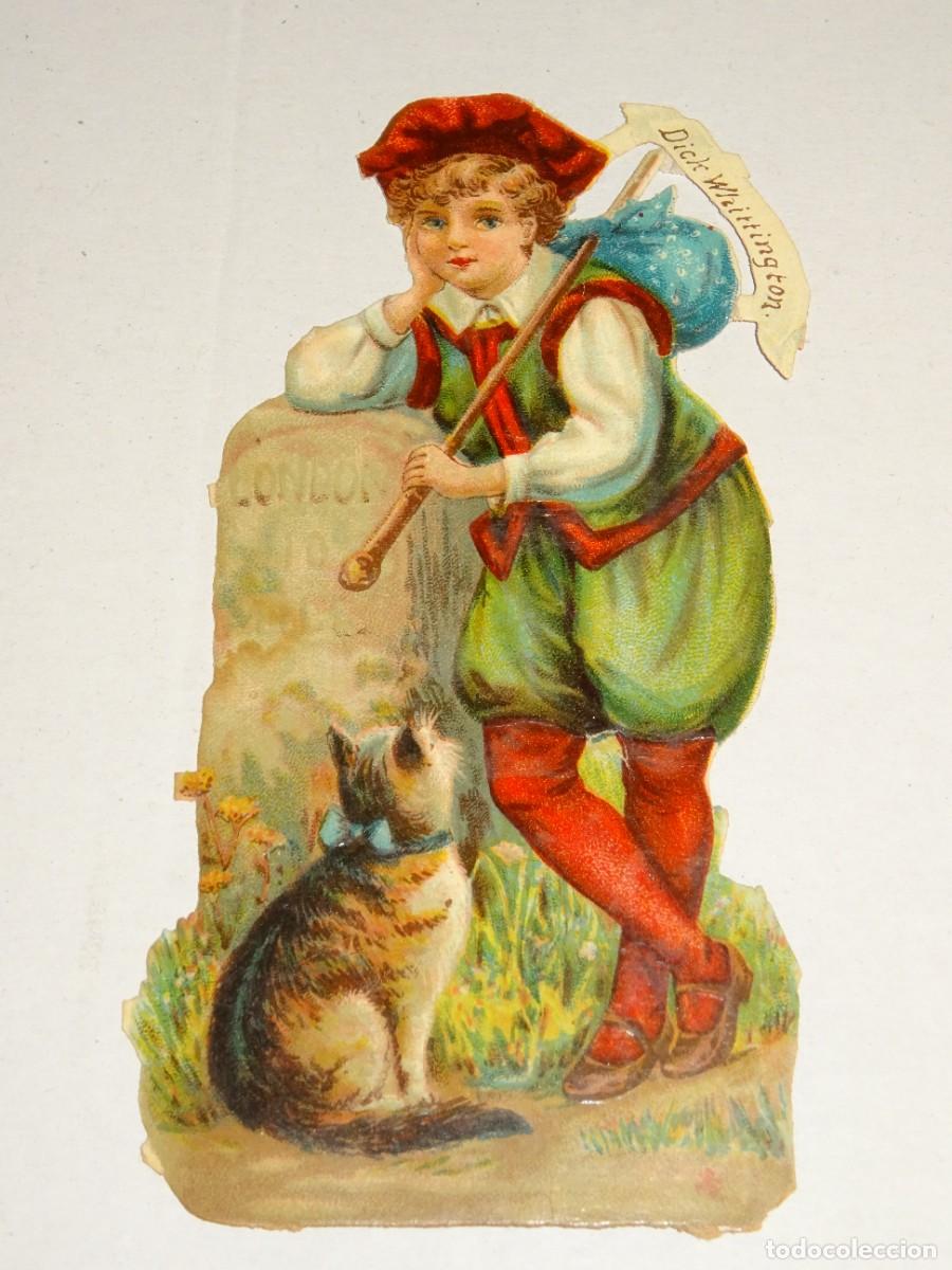 Sammeln alte gestanzte Sammelbilder: (MK) CROMO TROQUELADO ANTIGUO - 12X6CM, SE&Ntilde;ALES DE USO