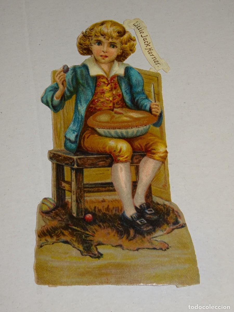 Sammeln alte gestanzte Sammelbilder: (MK) CROMO TROQUELADO ANTIGUO - 12X6CM, SE&Ntilde;ALES DE USO