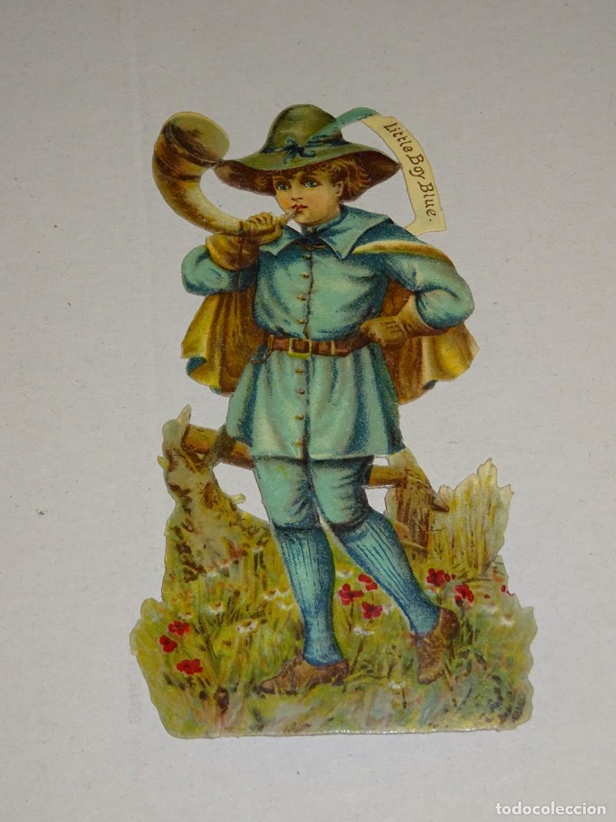 Sammeln alte gestanzte Sammelbilder: (MK) CROMO TROQUELADO ANTIGUO - 12X6CM, SE&Ntilde;ALES DE USO