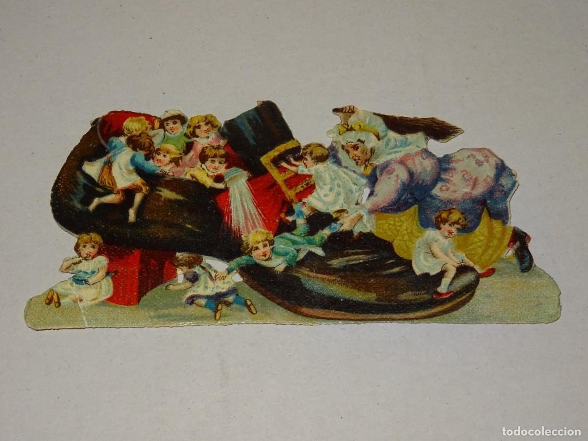 Sammeln alte gestanzte Sammelbilder: (MK) CROMO TROQUELADO ANTIGUO - 12X6CM, SE&Ntilde;ALES DE USO