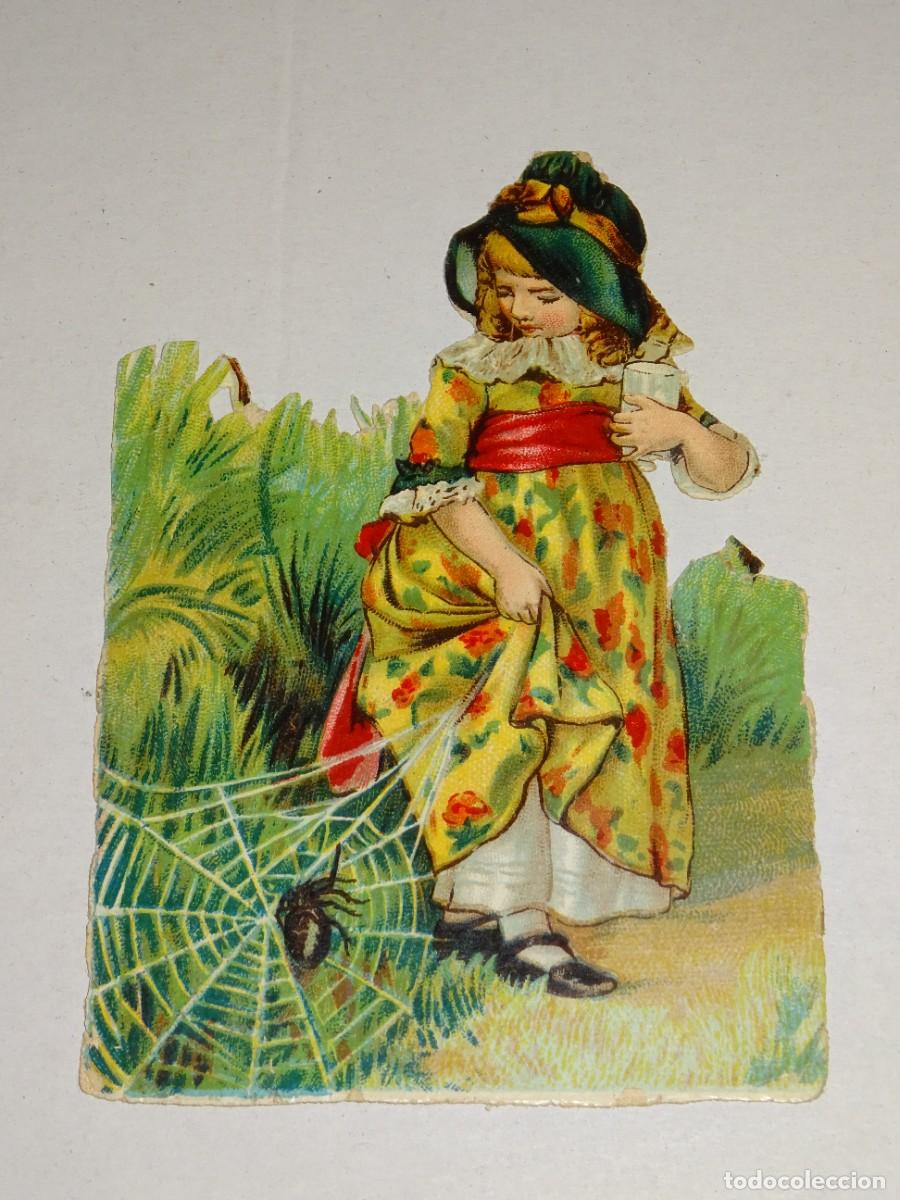Sammeln alte gestanzte Sammelbilder: (MK) CROMO TROQUELADO ANTIGUO - 12X8,5CM, SE&Ntilde;ALES DE USO