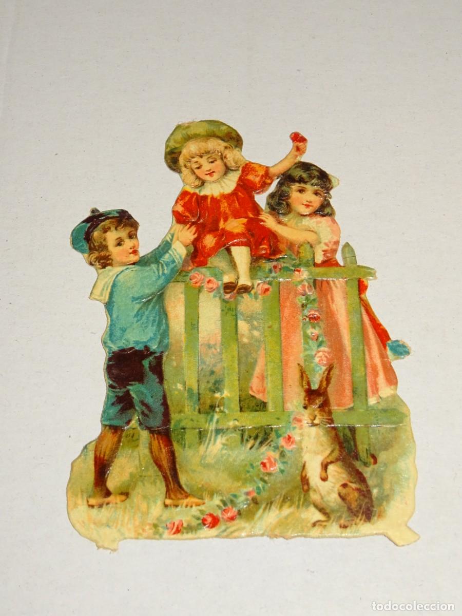Sammeln alte gestanzte Sammelbilder: (MK) CROMO TROQUELADO ANTIGUO - 9X6,5CM, SE&Ntilde;ALES DE USO