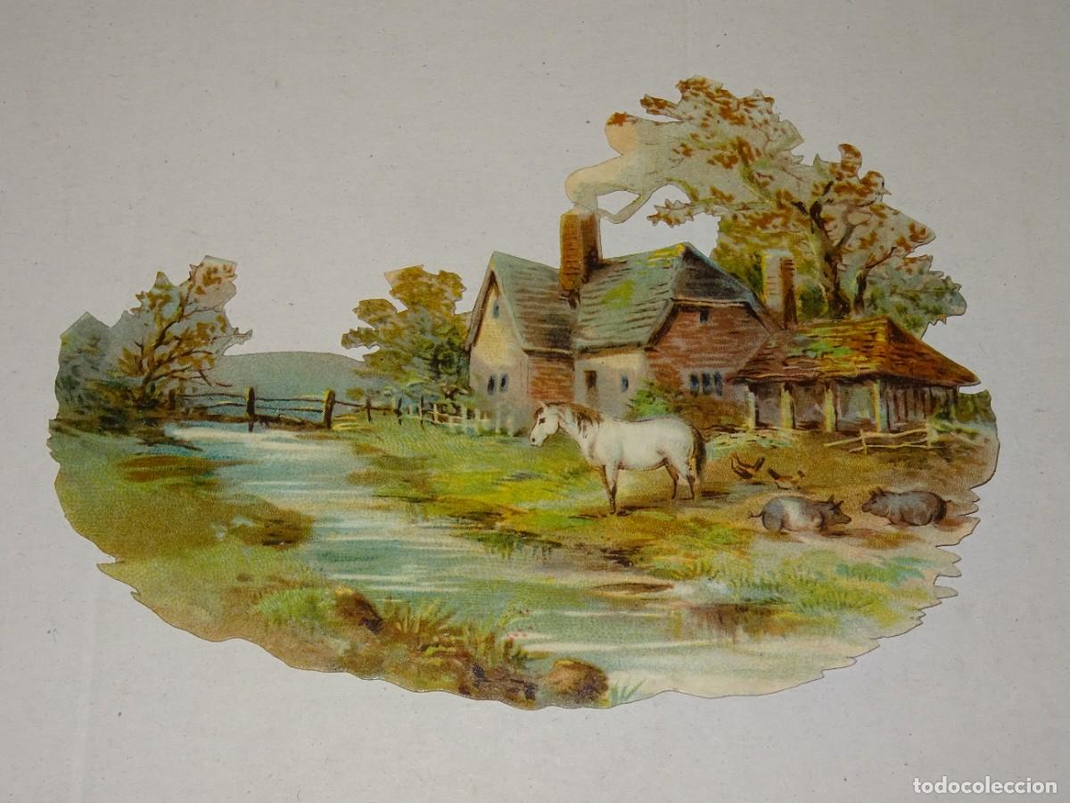 Sammeln alte gestanzte Sammelbilder: (MK) CROMO TROQUELADO ANTIGUO - 10X14CM, SE&Ntilde;ALES DE USO