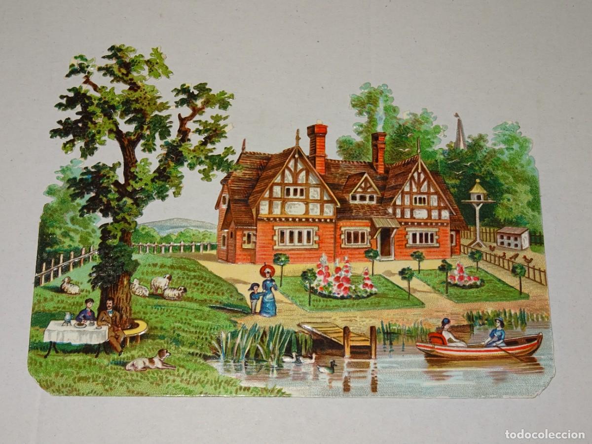 Sammeln alte gestanzte Sammelbilder: (MK) CROMO TROQUELADO ANTIGUO - 11X14CM, SE&Ntilde;ALES DE USO