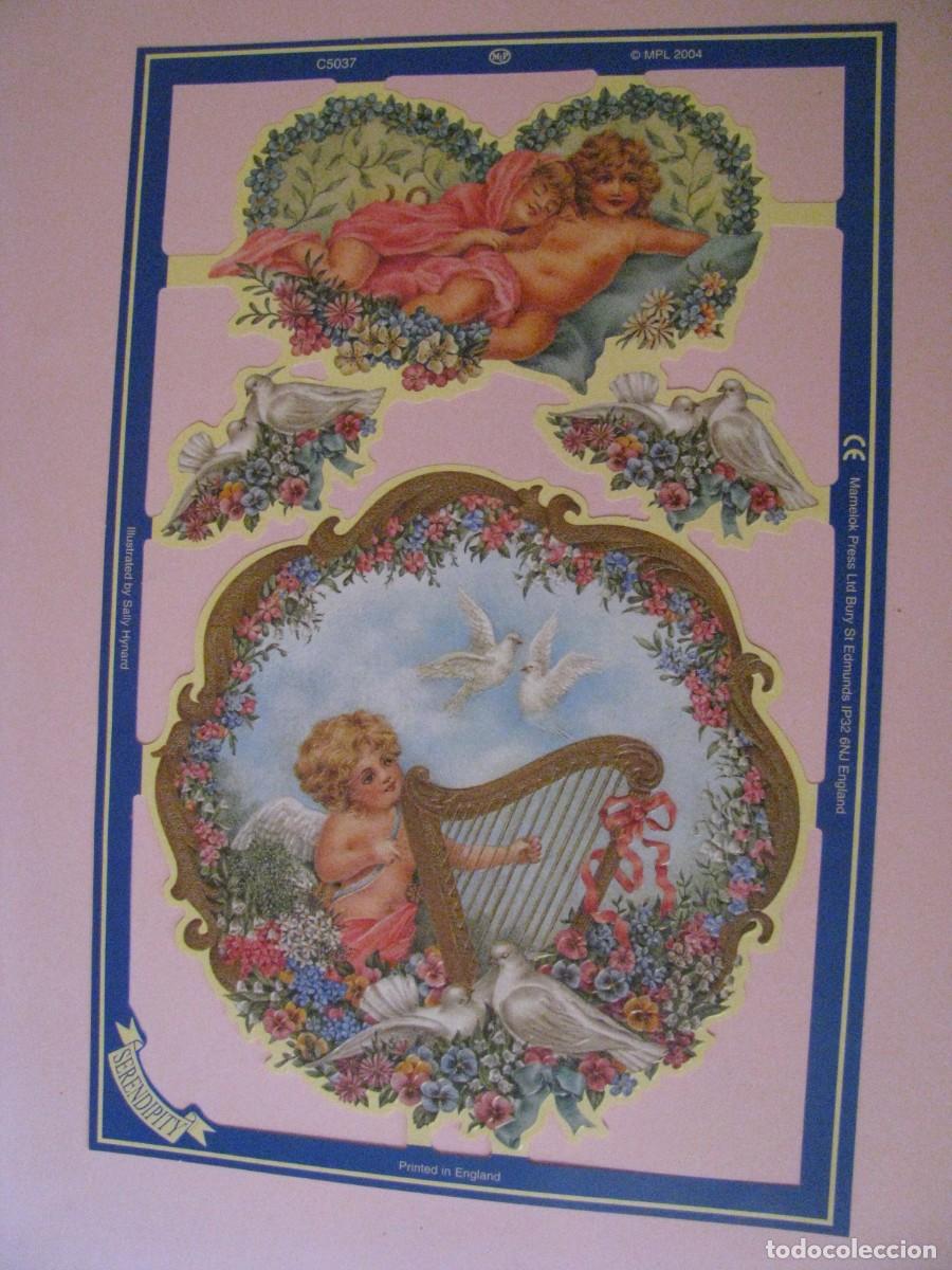 Colecionismo Cromos recortados antigos: LAMINA CROMOS TROQUELADOS MLP C5037 23X16 CM. RELIEVE.