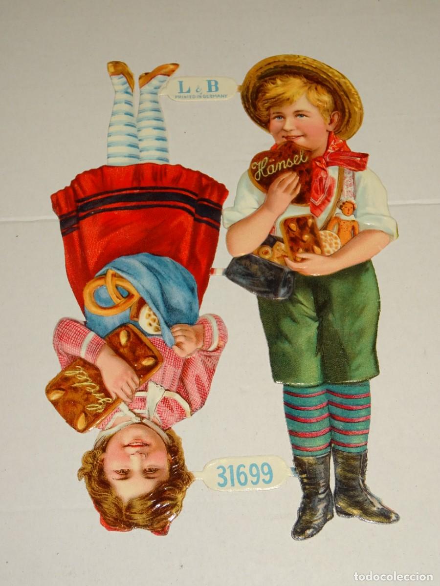 Coleccionismo Cromos troquelados antiguos: (MK) CROMO ANTIGUO TROQUELADO L&B 31699 - 13X19CM, SE&Ntilde;ALES DE USO NORMALES