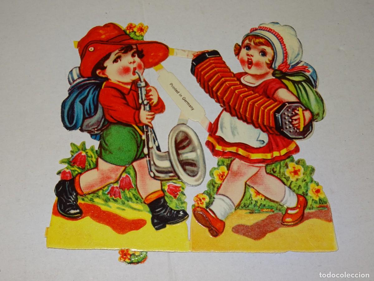 Colecionismo Cromos recortados antigos: (MK) CROMO ANTIGUO TROQUELADO - 11X11CM, SE&Ntilde;ALES DE USO NORMALES