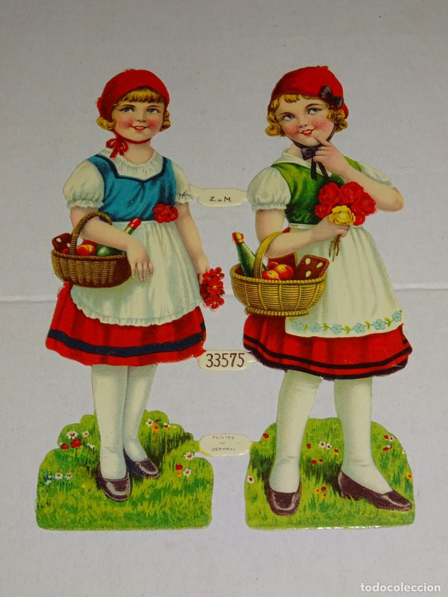 Colecionismo Cromos recortados antigos: (MK) CROMO TROQUELADO ANTIGUO Z M 33575 - 14,5X10CM - SE&Ntilde;ALES DE USO NORMAL