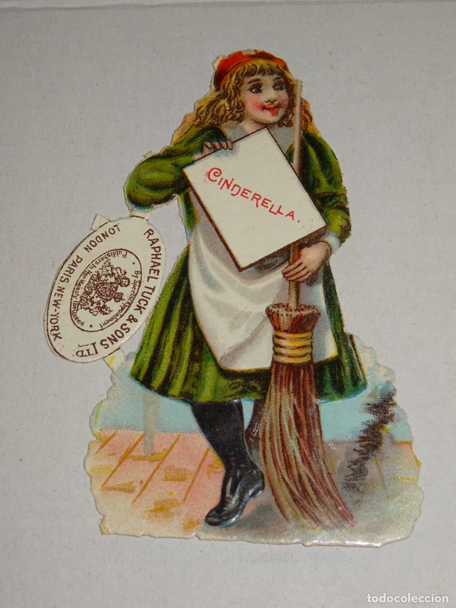 Colecionismo Cromos recortados antigos: (MK) CROMO TROQUELADO ANTIGUO - 6,5X10CM - SE&Ntilde;ALES DE USO NORMAL