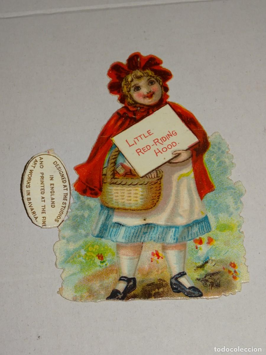 Colecionismo Cromos recortados antigos: (MK) CROMO TROQUELADO ANTIGUO - 6,5X10CM - SE&Ntilde;ALES DE USO NORMAL