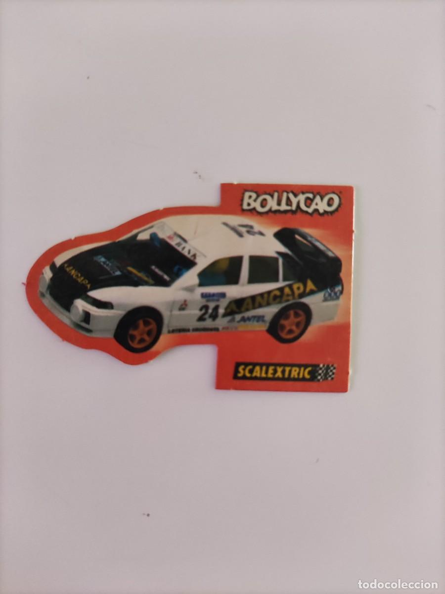 Coleccionismo Cromos troquelados antiguos: Bolly-Cars Cromo Bollycao Scalextric Mitsubishi Lancer ANCAP