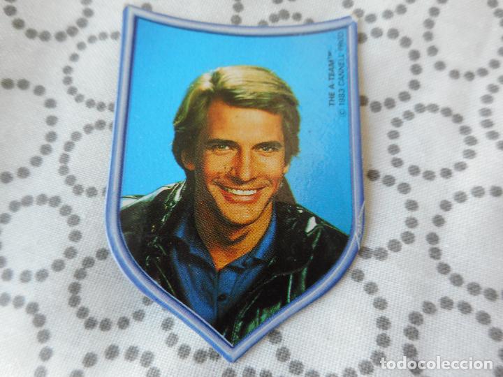 Colecionismo Cromos recortados antigos: ANTIGUO CROMO TROQUELADO THE A-TEAM 1983 CANNELL PROD. PANRICO?