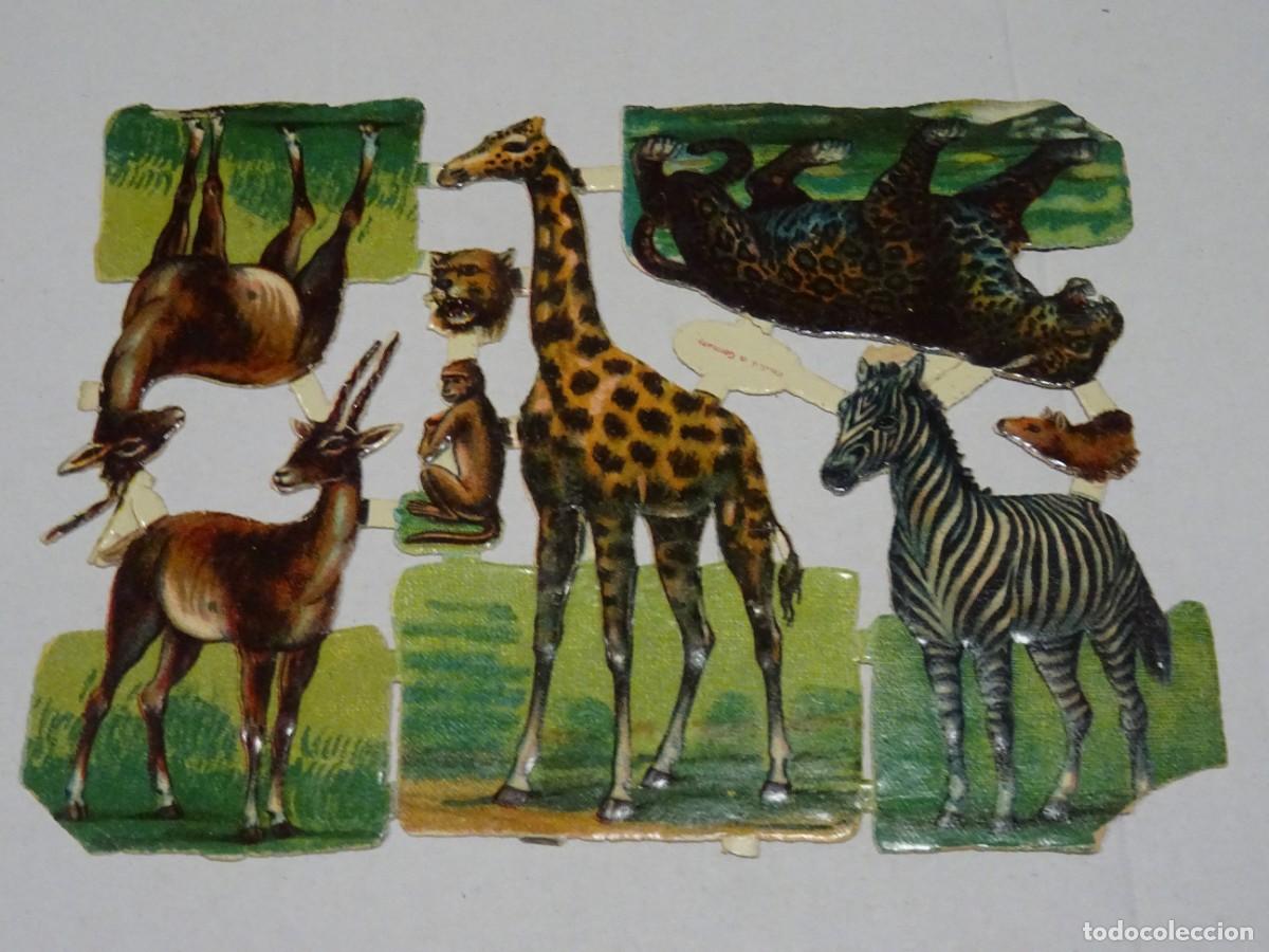 Colecionismo Cromos recortados antigos: (MB) L&Aacute;MINA DE CROMOS TROQUELADOS - SE&Ntilde;ALES DE USO