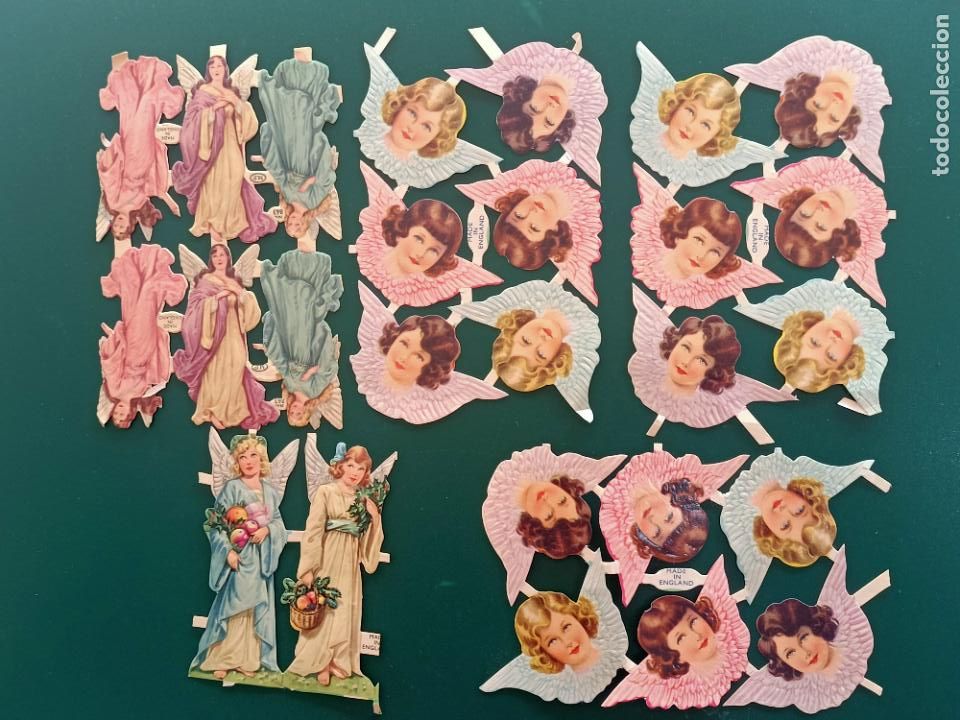 Collectable Antique Stamped Cards: CROMOS TROQUELADOS MP MADE IN ENGLAND