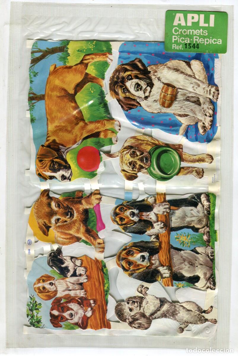 Collectionnisme Cartes &agrave; collectionner massicot&eacute;es anciennes: CROMOS TROQUELADOS PAQUETE DOS UNIDADES PRECINTADO A&Ntilde;OS 70/80 APLI REF. 1544