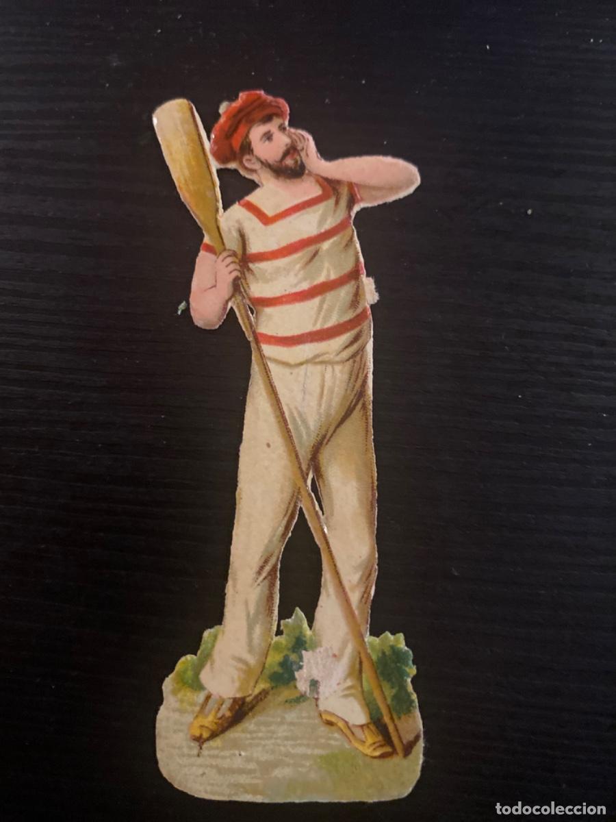 Colecionismo Cromos recortados antigos: Cromo troquelado publicidad f&aacute;brica de chocolates la industrial aragonesa Jaca