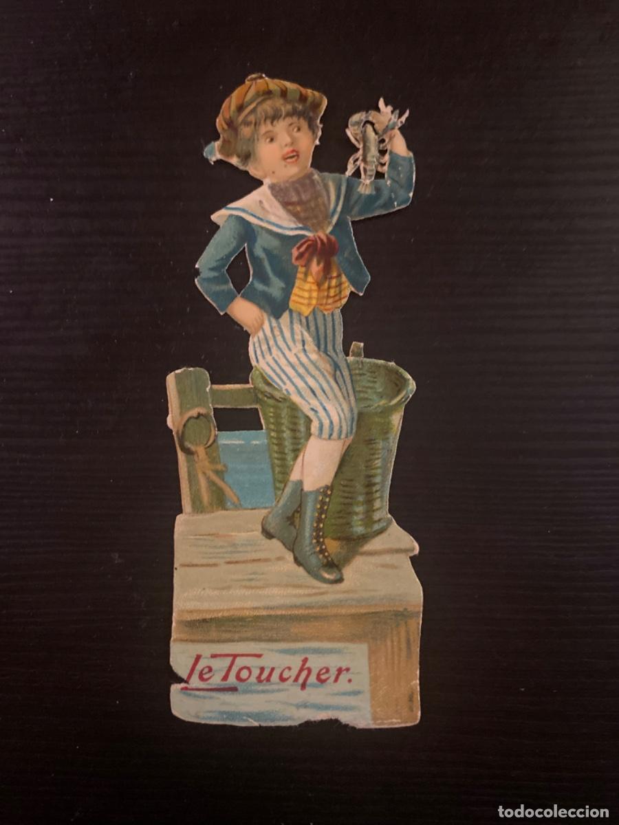 Coleccionismo Cromos troquelados antiguos: Cromo troquelado chocolates Compa&ntilde;ia Colonial Madrid