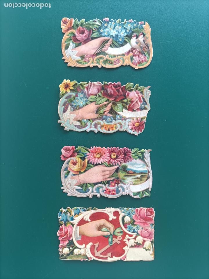 Coleccionismo cromos troquelados antiguos: 4 CROMOS TROQUELADOS - Foto 1