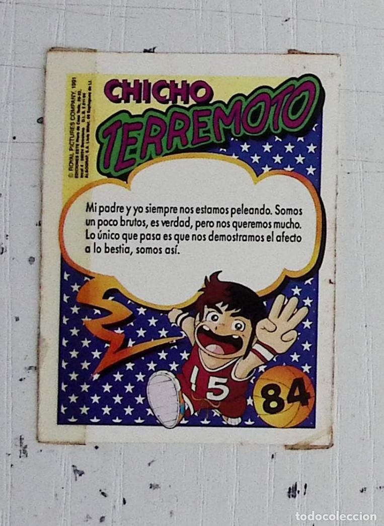 Coleccionismo cromos troquelados antiguos: CHICHO TERREMOTO EDICIONES ESTE N 84 - Foto 2