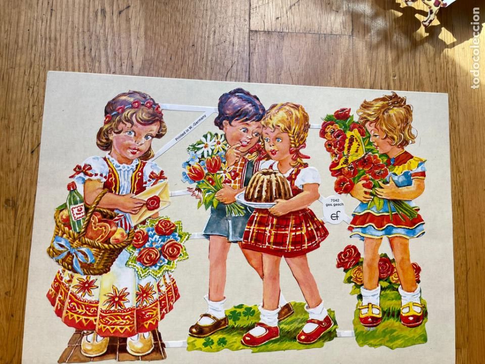 Coleccionismo cromos troquelados antiguos: ANTIGUO CROMO TROQUELADO EF - Foto 1