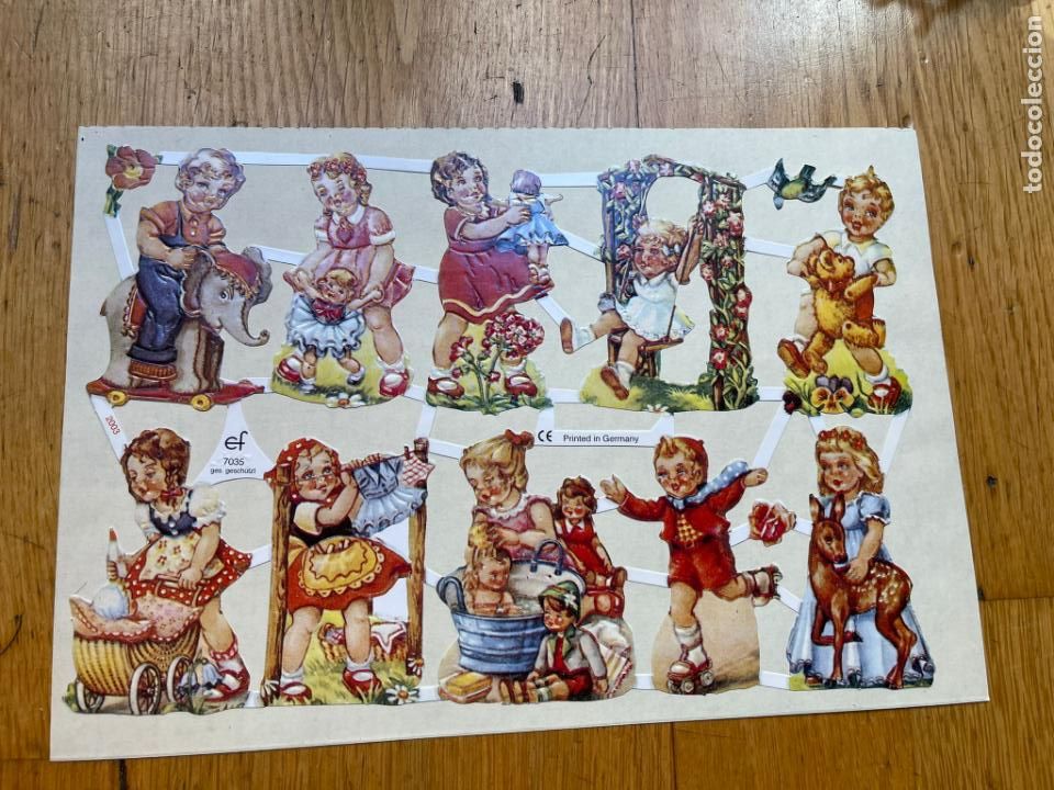 Coleccionismo cromos troquelados antiguos: ANTIGUO CROMO TROQUELADO EF - Foto 1