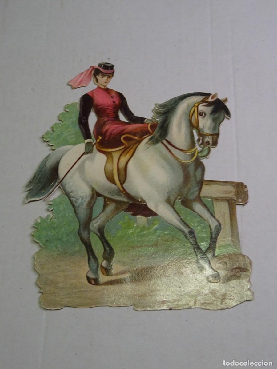 Collectionnisme Cartes &agrave; collectionner massicot&eacute;es anciennes: (MK) CROMO TROQUELADO ANTIGUO - 11X13CM - SE&Ntilde;ALES DE USO