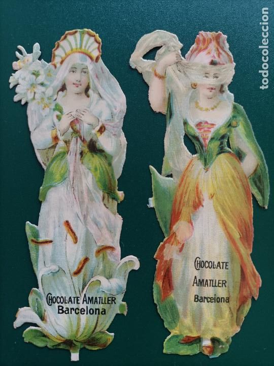 Sammeln alte gestanzte Sammelbilder: CROMOS TROQUELADOS ANTIGUOS CHOCOLATES AMATLLER