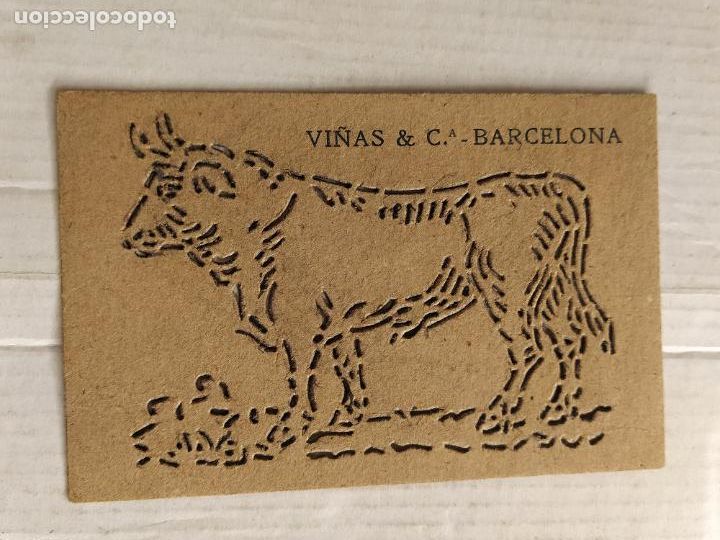 Coleccionismo Cromos troquelados antiguos: VI&Ntilde;AS Y CIA-CROMO ANTIGUO TROQUELADO-VER FOTOS-(106.651)
