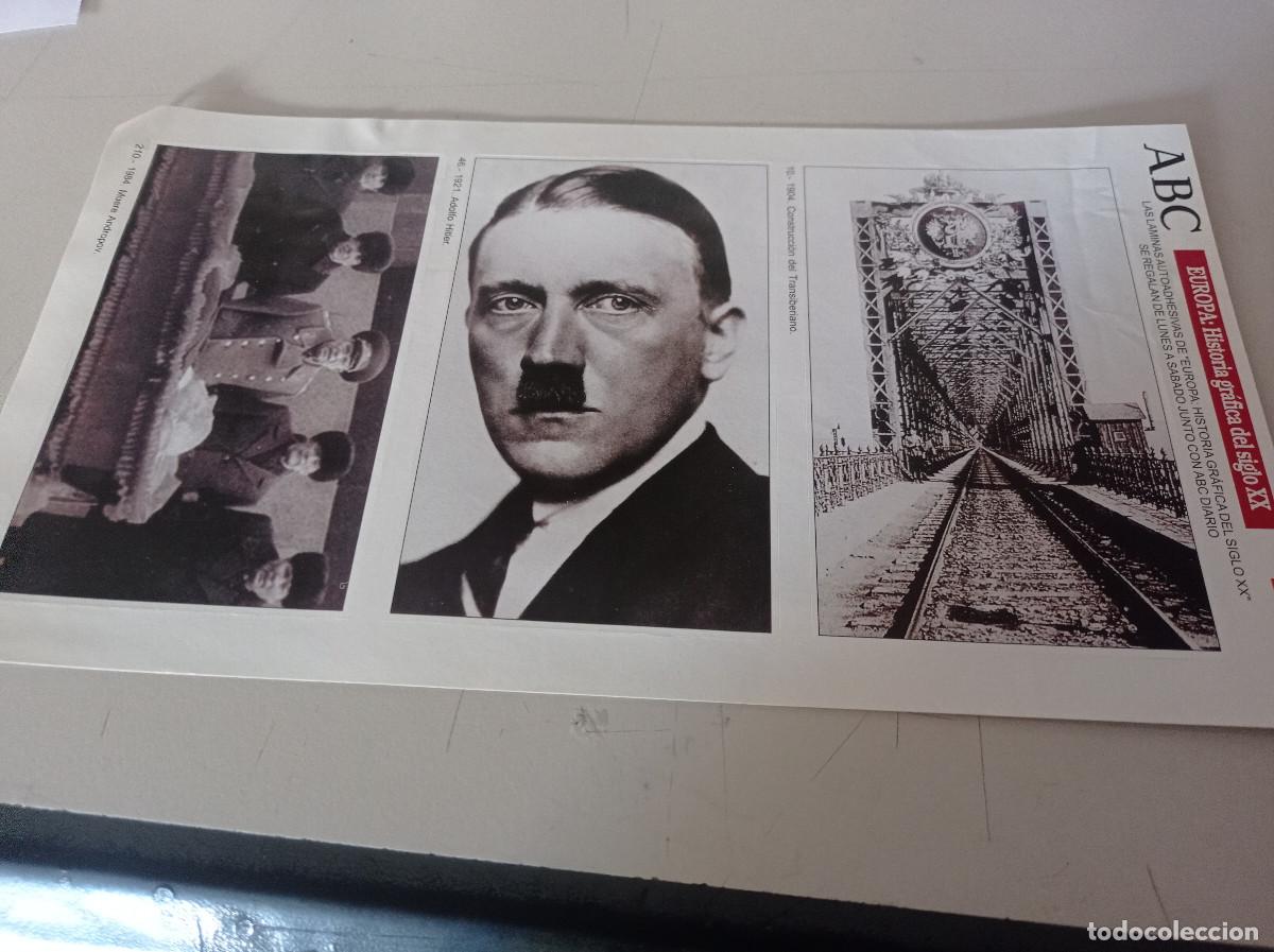 Coleccionismo Cromos troquelados antiguos: HISTORIA GR&Aacute;FICA DEL SIGLO XX - DIARIO ABC - L&Aacute;MINA 71- CROMOS AUTODHESIVOS . REF. UR EST
