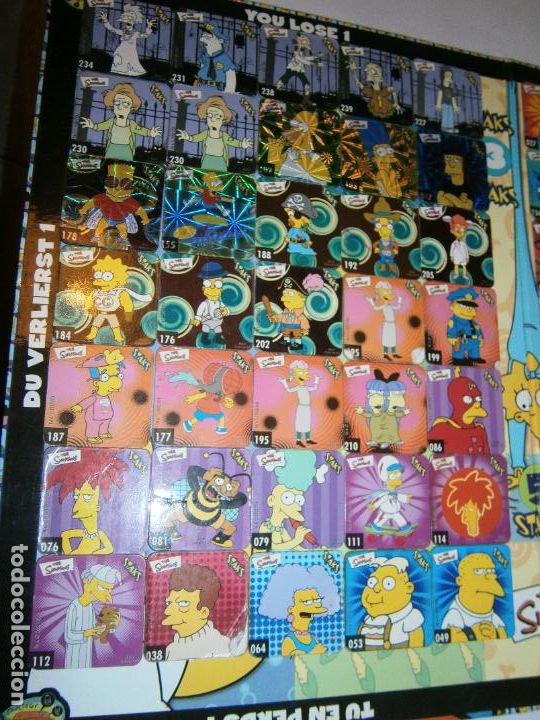 Coleccionismo cromos troquelados antiguos: CROMOS IMAN STACKS PANINI LOS SIMPSONS - Foto 3