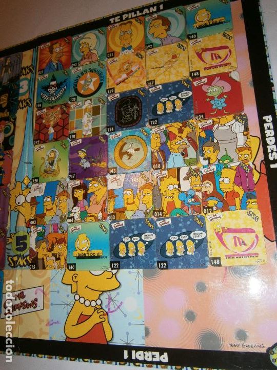 Coleccionismo cromos troquelados antiguos: CROMOS IMAN STACKS PANINI LOS SIMPSONS - Foto 4