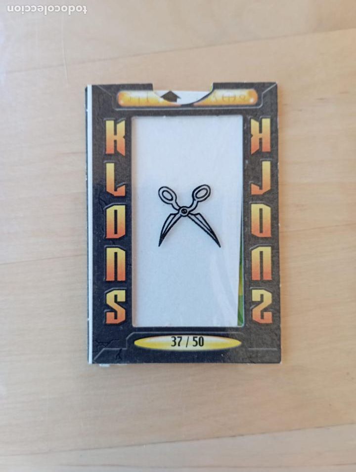 Collectable Antique Stamped Cards: CROMO VENTANA MAGICA BOLLYCAO HLONS BATALLA DE LOS ELEMENTOS 37/50