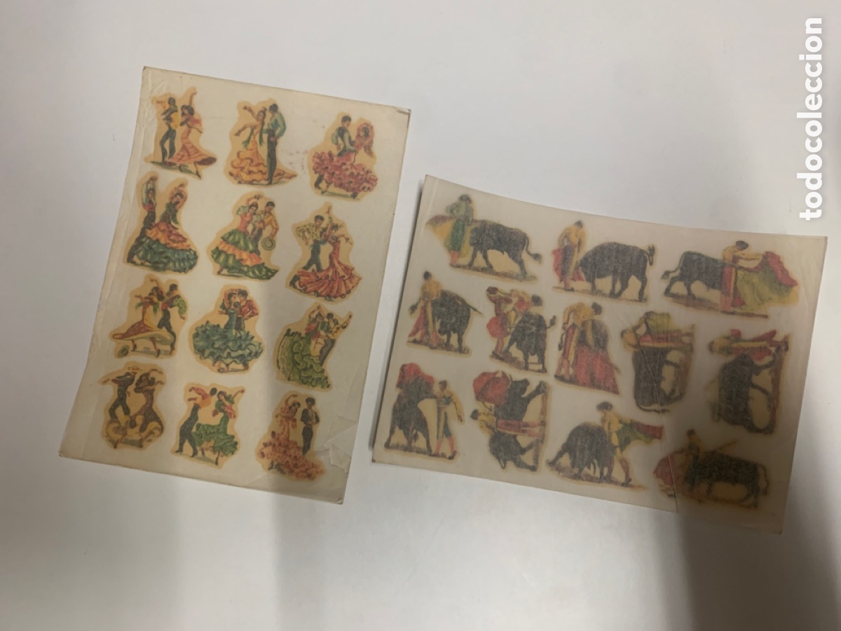 Collectionnisme Cartes &agrave; collectionner massicot&eacute;es anciennes: Lote calcoman&iacute;as Ortega serie r 5 y 4/12