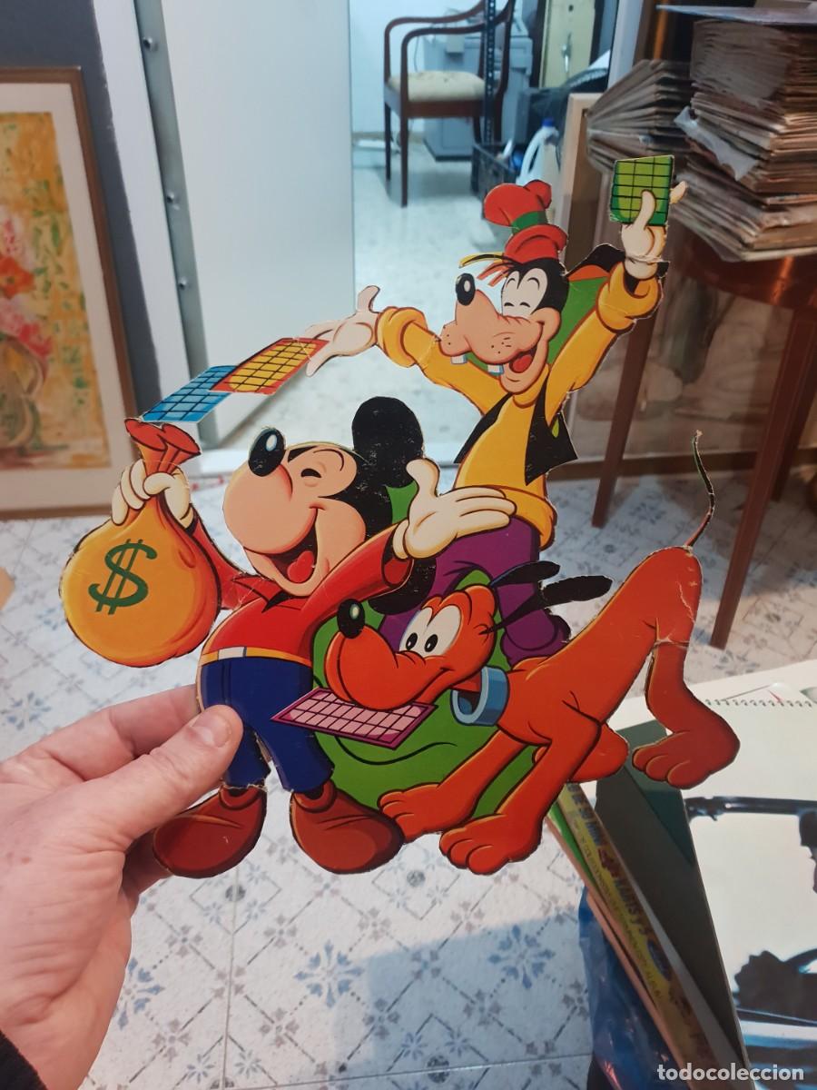 Collectionnisme Cartes &agrave; collectionner massicot&eacute;es anciennes: Walt disney michey goofy y pluto troquelado