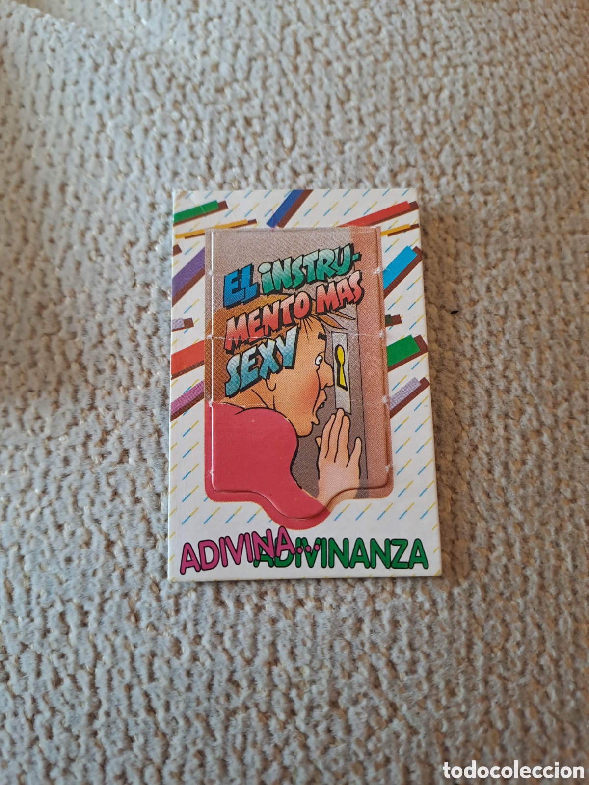 Collectable Antique Stamped Cards: EL INSTRUMENTO MAS SEXY BOLLYCAO ADIVINA ADIVINANZA CROMO