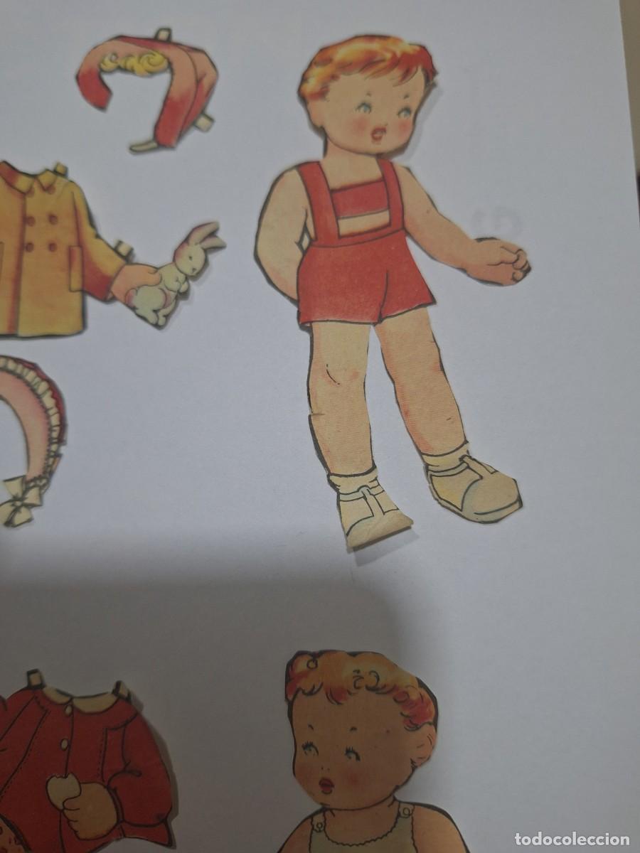 Coleccionismo cromos troquelados antiguos: MU&Ntilde;ECAS RECORTABLES DIVERSOS SIN MARCA - Foto 4