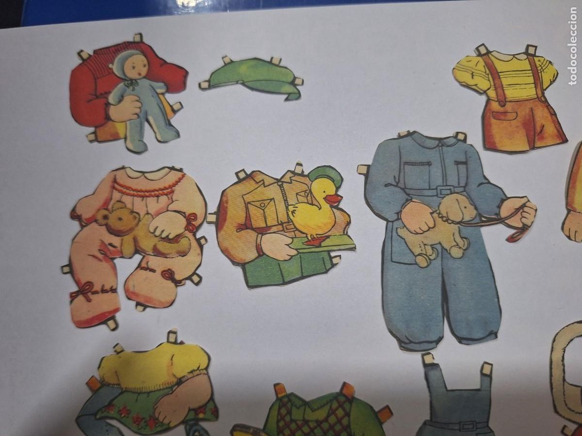 Coleccionismo cromos troquelados antiguos: MU&Ntilde;ECAS RECORTABLES DIVERSOS SIN MARCA - Foto 6