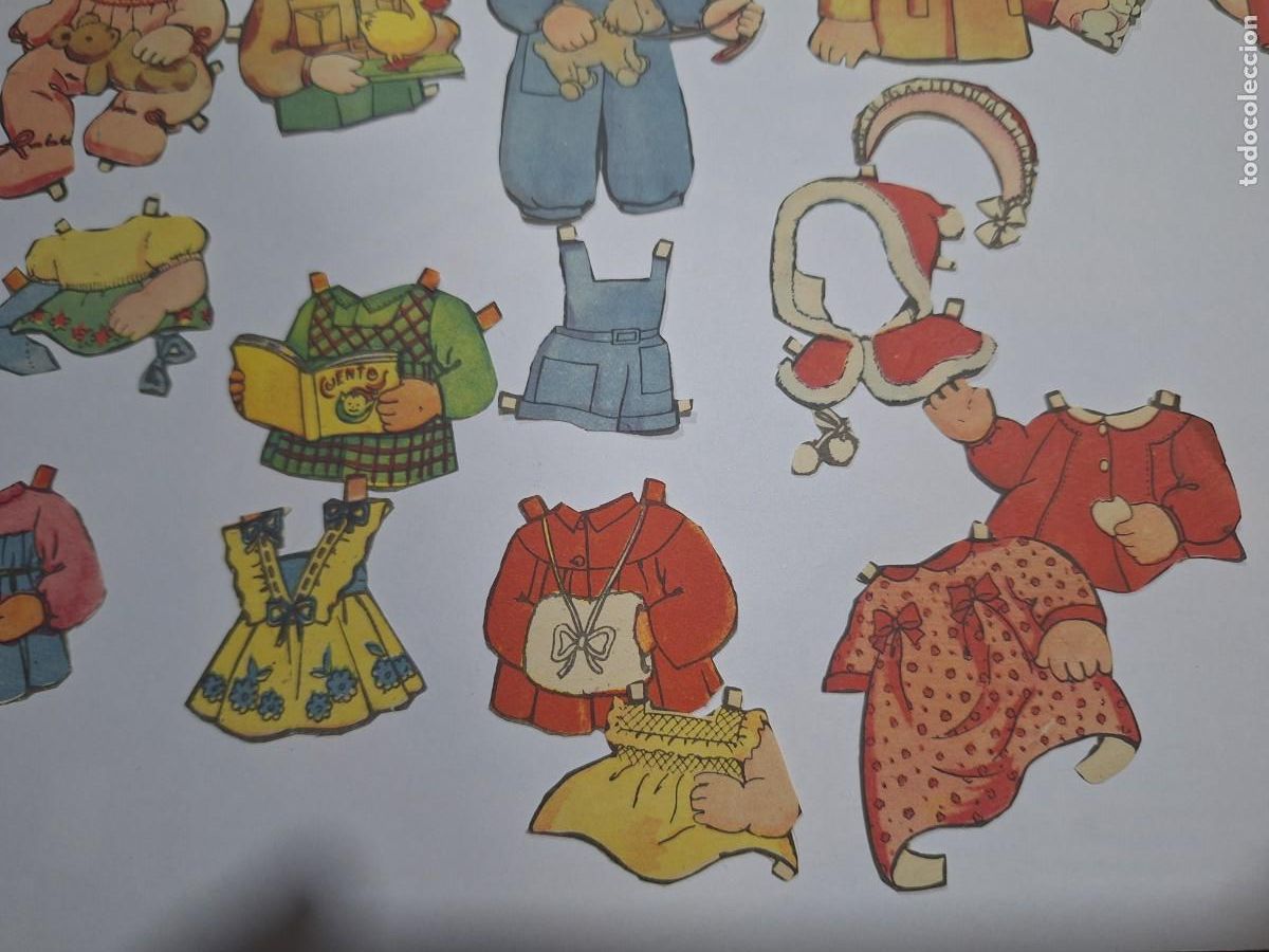 Coleccionismo cromos troquelados antiguos: MU&Ntilde;ECAS RECORTABLES DIVERSOS SIN MARCA - Foto 7
