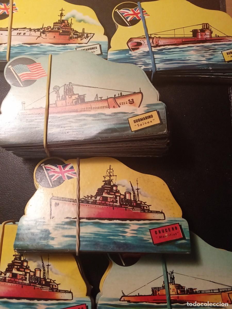 Collectable Antique Stamped Cards: El juego de las batallas navales.6 conjuntos.
