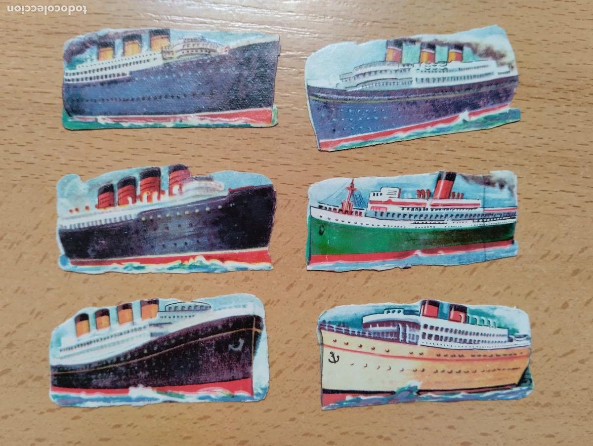 Coleccionismo cromos troquelados antiguos: CROMOS TROQUELADOS BARCOS.. - Foto 1
