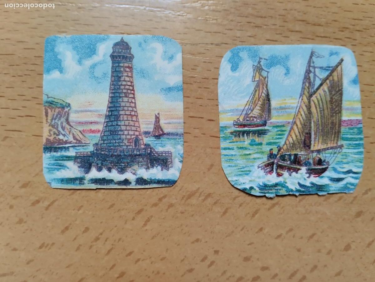 Coleccionismo cromos troquelados antiguos: CROMOS TROQUELADOS BARCOS.. - Foto 1