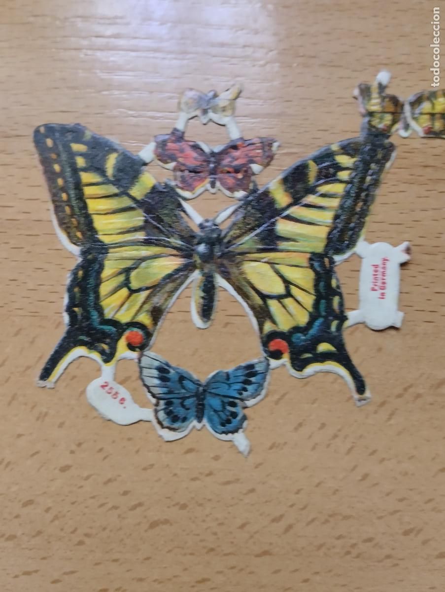 Coleccionismo cromos troquelados antiguos: CROMOS TROQUELADOS MARIPOSAS.. - Foto 1