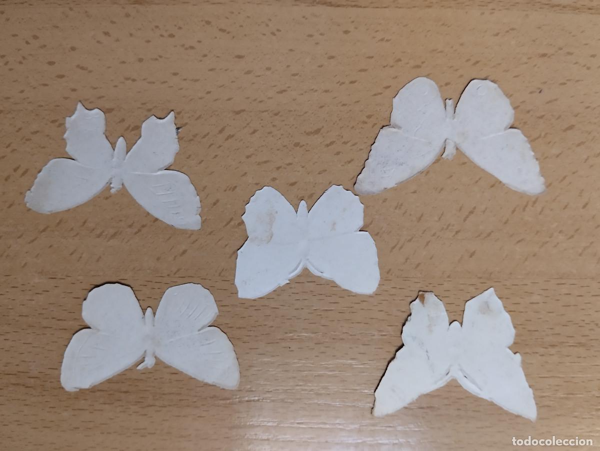 Coleccionismo cromos troquelados antiguos: CROMOS TROQUELADOS MARIPOSAS.. - Foto 2