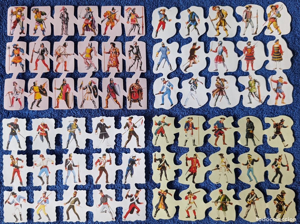 Collectionnisme Cartes &agrave; collectionner massicot&eacute;es anciennes: Soldados de todos los tiempos - MAGA &iexcl;Impecables!