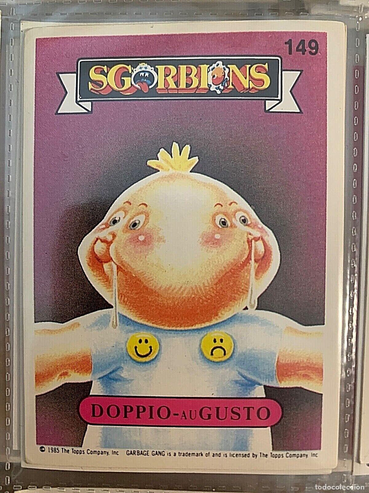 Colecionismo Cromos recortados antigos: Figurina - Sgorbions N.149 - Doppio Augusto Topps 1985 Usata - - Topps
